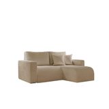 Sofá Living 100cm Chaise 90cm Lado Direito Meu Sofá Online A226 Linho Bege