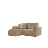 Sofá Living 120cm Chaise 90cm Lado Esquerdo Meu Sofá Online A226 Linho Bege
