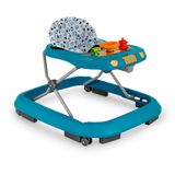 Andador De Bebê Infantil Musical Didático Tutti Baby Safari Com Altura Regulável Freio Antiqueda Até 12kg Azul