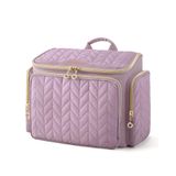 Bolsa De Higiene Pessoal Bagsmart Travel Large, Aberta Com Alça Roxa