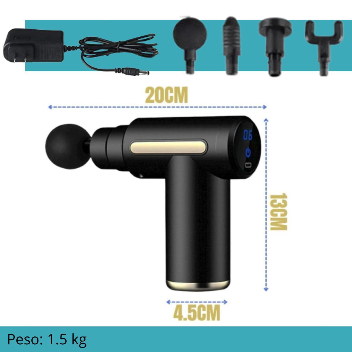 トイガン masaz Massage Gun Portátil Bivolt Com Design Ergonômico - Carrefour