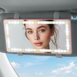 Espelho De Maquilhagem Com Viseira Solar Para Carro Joytutus Com 3 Modos De Luz E 60 Leds