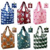 Sacos De Compras Reutilizáveis Beegreen Animal Lover, 6 Conjuntos De Poliéster