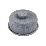 Boleira E Queijeira Gourmet Tampa De Pedra Sabão G 13x22cm