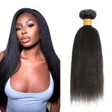 Pacotes De Cabelo Diexrlamx Kinky Straight 30cm, Preto Natural