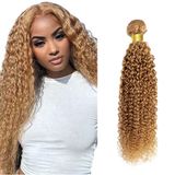 Pacotes De Cabelo Raivide Hair Honey Blonde Curly 32 Polegadas