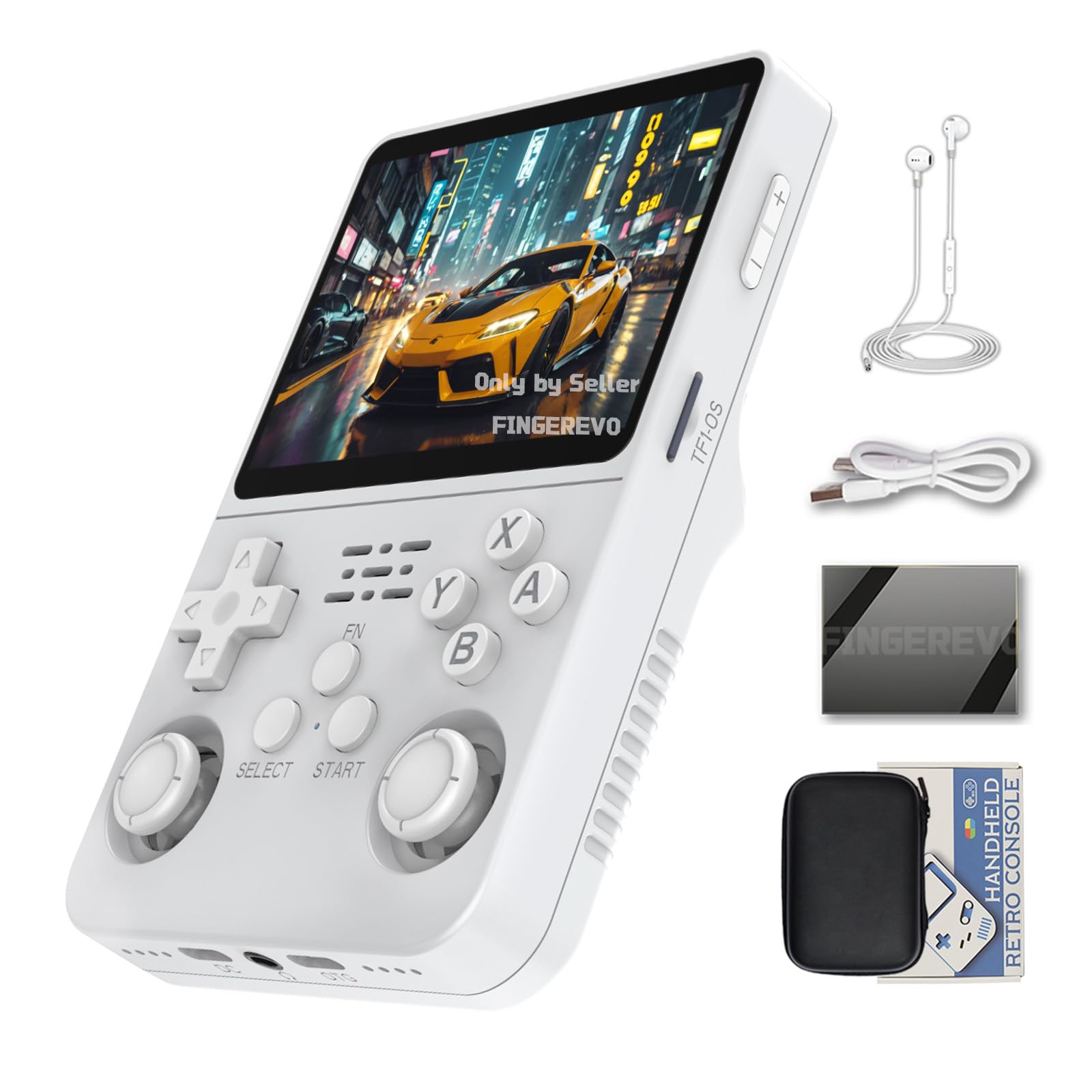 Consola De Jogos Portátil Fingerevo R36s 3,5 Polegadas 640x480 Ips