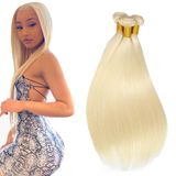 Pacotes De Cabelo Freiuoke 613 Straight Brazilian Remy Virgin X3
