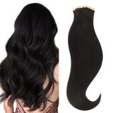 Fita Adesiva Em Extensões De Cabelo Hotbanana 50g 22cm Preto Natural