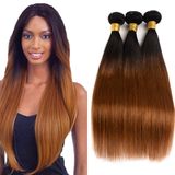 Pacotes De Cabelo Fridnae B130 Ombre Straight Brazilian 8a 26-30 Polegadas