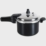 Panela De Pressão Brinox 5,4l Com Fechamento Externo Trava De Segurança Antiaderente Ceramic Life Super Premium Preto