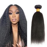 Pacotes De Cabelo Niegmeag Yaki Straight 30cm, Cor 1b, Preto Natural