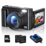 Câmera Digital Bifevsr 4k 48mp Com Foco Automático Vlogging 16x Zoom