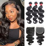 Pacotes De Cabelo Fhgd Body Wave 12a Cabelo Virgem Não Processado