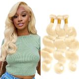 Pacotes De Cabelo Younghann Blonde Body Wave 613 Color 30-40cm