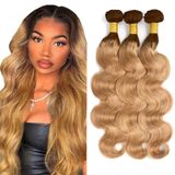 Pacotes De Cabelo Hiaplame Ombre Body Wave T4/27 Brazilian Hair