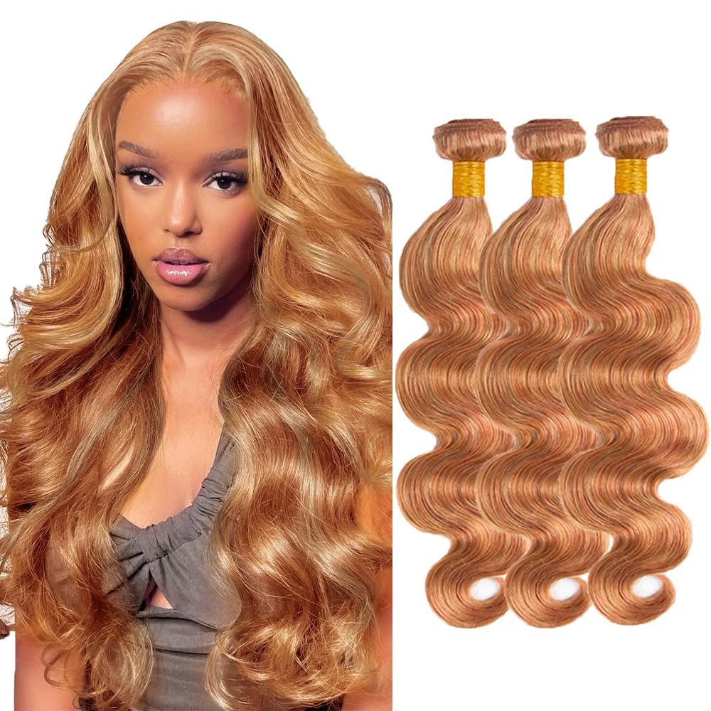 Extensões De Cabelo Gveoxvo P27/30 Body Wave Honey Blonde