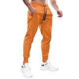 Calça De Moletom Masculina De Algodão Com Cordão Da Joggers Fioboc, Laranja, 2gg
