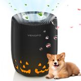 Purificador De Ar Vendfo Mb-046 Halloween 3 Estágios Hepa Preto