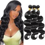 Pacotes De Cabelo Fridnae Body Wave 100% Human Hair 24 26 28 Cm