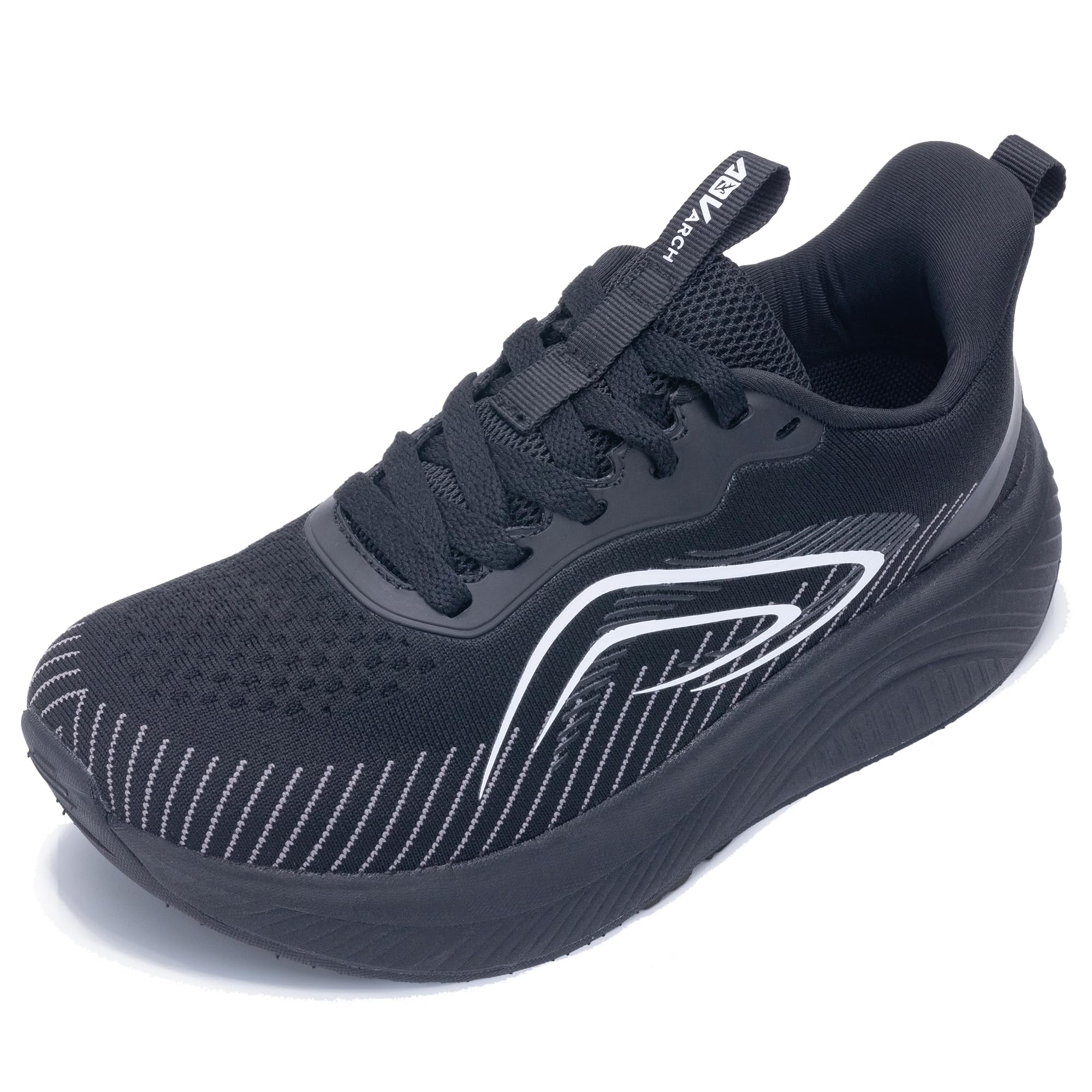 Sapatos Qauppe Wide Toe Box Arch Support Women All Black 39eu