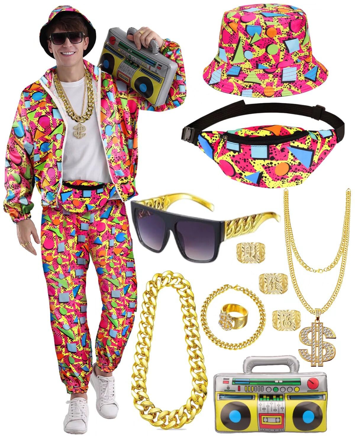 Traje De Treino Outfit Villa Becoser 80s 90s Para Homens +13