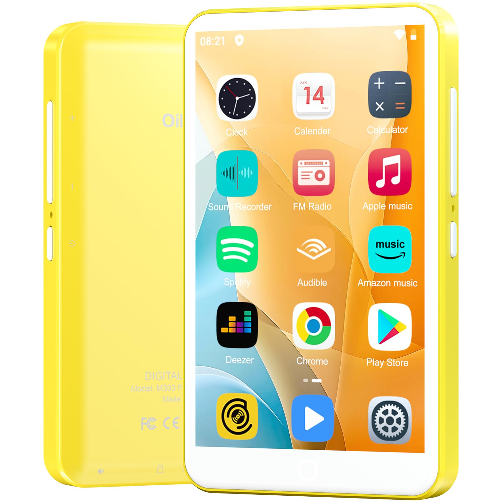 Leitor Mp3 Oilsky M303 Pro 80gb Com Bluetooth E Wifi 4"