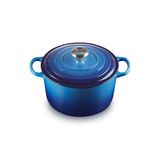 Panela Redonda Le Creuset Funda Signature Azure Blue 24cm 21195242202430