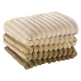 Cobertor Coberta Fluflu Queen Ultrasoft Alto Relevo Dupla Face - Gold