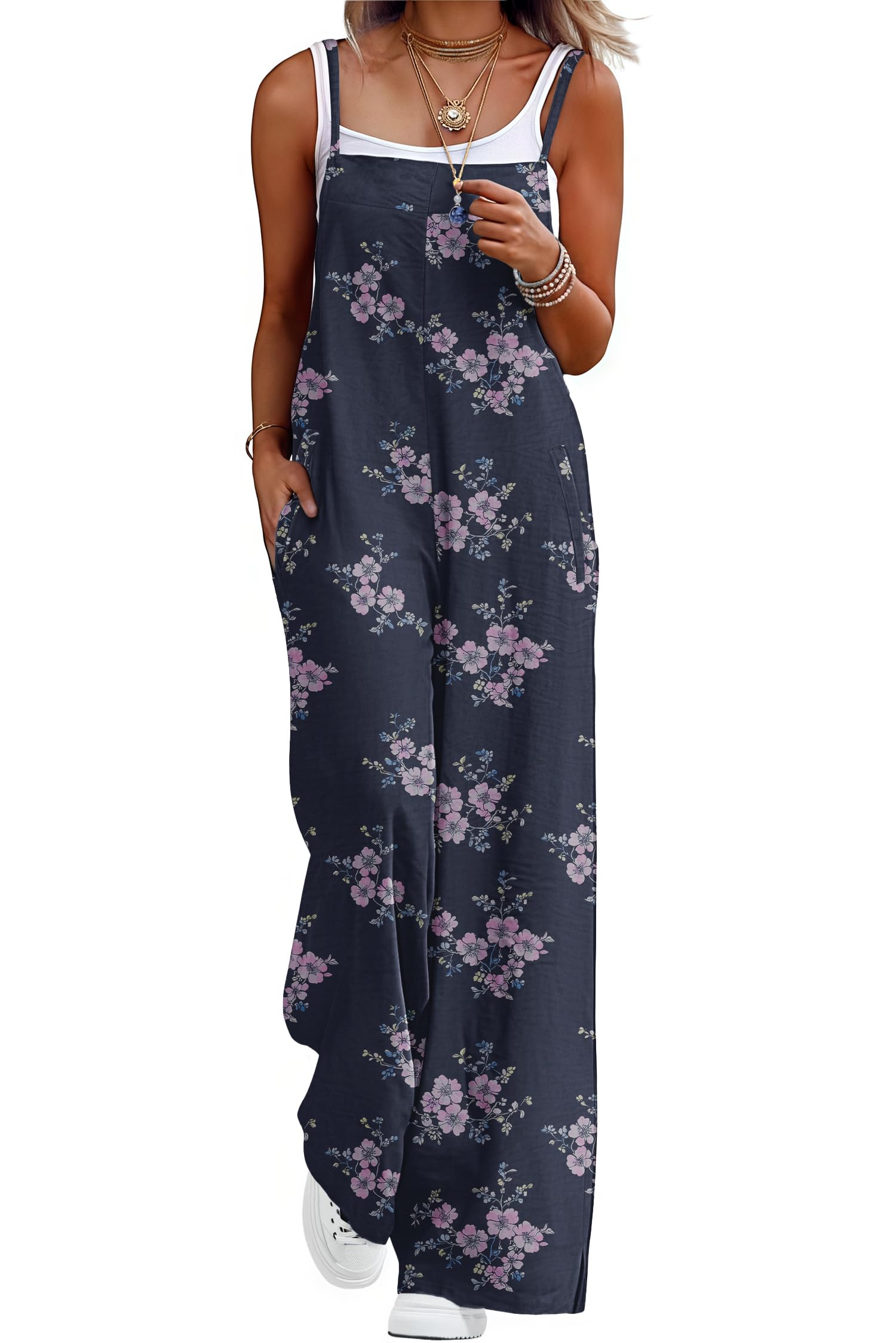 Macacões Lepunuo Floral Para Mulheres, Macacões E Macacões Boho