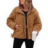 Jaqueta De Lã Tanakneo Feminina Sherpa, Roupa Quente De Inverno