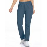 Calças De Viagem De Golfe Cnbqdd Leves, De Secagem Rápida, Feminina, Azul Marinho L
