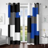 Cortinas Blackout Tyrot Blue Grey 100% Blackout 240x245cm 2 Painéis