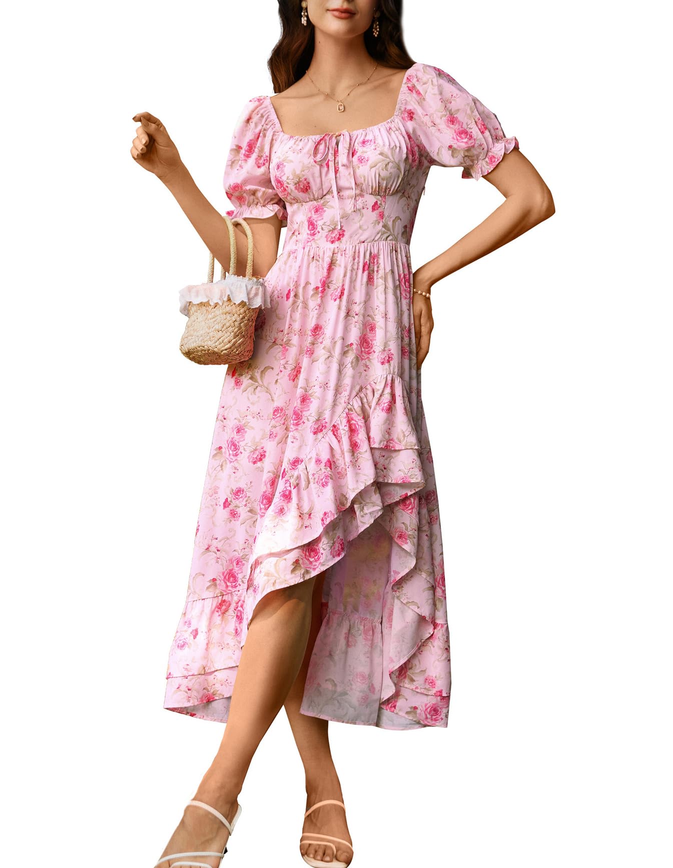 Vestido Scarlet Darkness Corset Sundress Cottagecore Floral