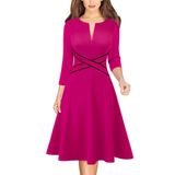 Vestido Vfshow 2024 Office Work Business Slim Fit A-line