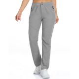 Calças De Viagem De Golfe Cnbqdd Leves, De Secagem Rápida, Femininas, Cinza Claro