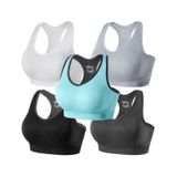 Sutiã Esportivo Fittin Racerback Acolchoado Sem Costura De Alto Impacto Para Mulheres