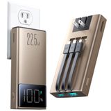 Carregador Portátil Joyroom 10000mah Power Bank Com Cabos Embutidos