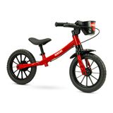 Bicicleta De Equilibrio Infantil Sem Pedal Bike Balance Nathor Caloi Aro 12 Com Banco Ajustável Capacidade Até 21kg