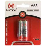 Pilha Recarregável Ni-mh Aaa-1000 Mah Blister 2 Unidades