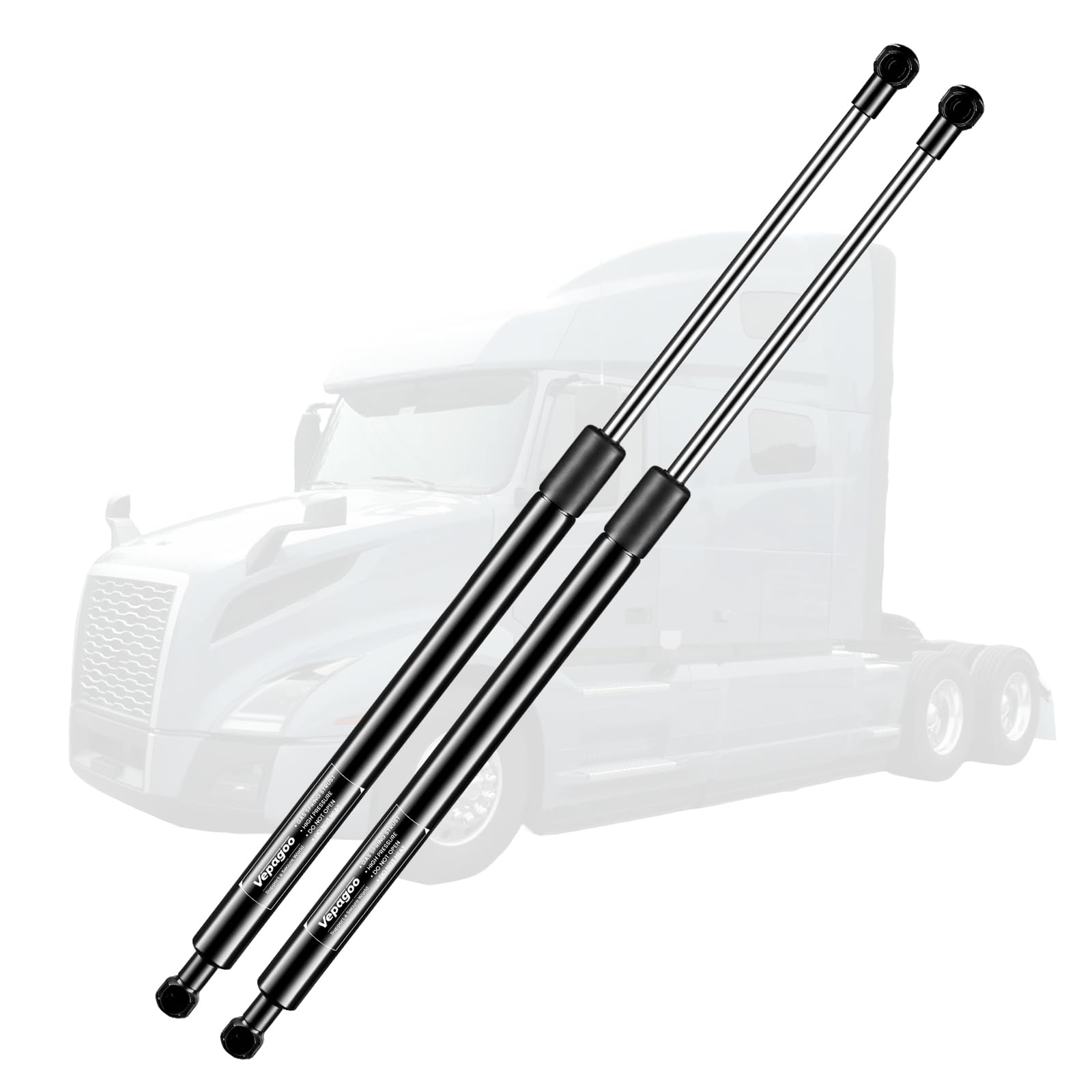 Conjunto De Suportes De Capô Vepagoo 20541720 Para Volvo Vnl E Mack Ch