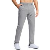 Calças De Golfe Pudolla, Vestido Elástico Masculino, Leve, Cinza, 40 L X 30 L