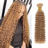 Cabelo Trançado Lolly Hair Honey Blonde 100g 45cm Deep Wave