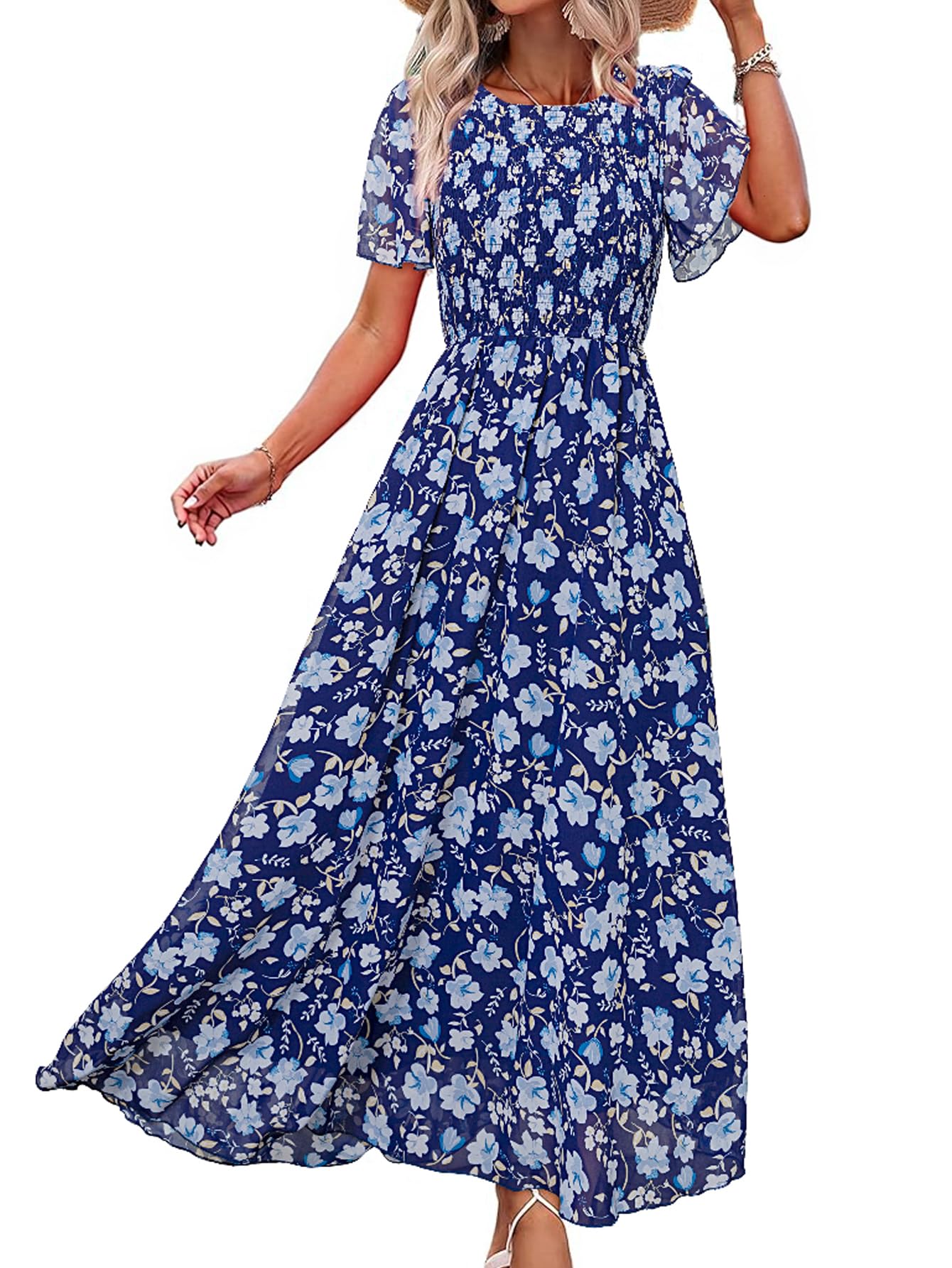 Vestido Simplee Apparel 2025 Casual Spring Boho Wedding Women