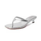 Sandálias Flip Flops Vivianly Women&#39;s Kitten Heel Tamanho 6,5