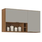 Armario Aereo Firenze Para Cozinha Com 2 Portas 120 Cm Amendola/nude Prime Tx
