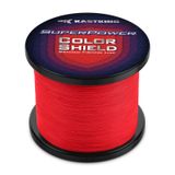 Linha De Pesca Kastking Superpower Colorshield 50 Libras 1000 Jardas Vermelha