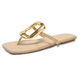 Sandálias Planas Coutgo Dress Slide Thong Summer Beach Women