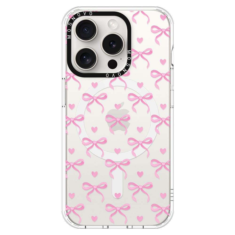 Capa De Telefone Mosnovo Compatível Com Iphone 15 Pro Bowtiful Love