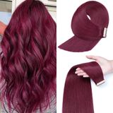 Fita Adesiva Em Extensões De Cabelo Ynsnr 99j Red Wine Burgundy 45cm